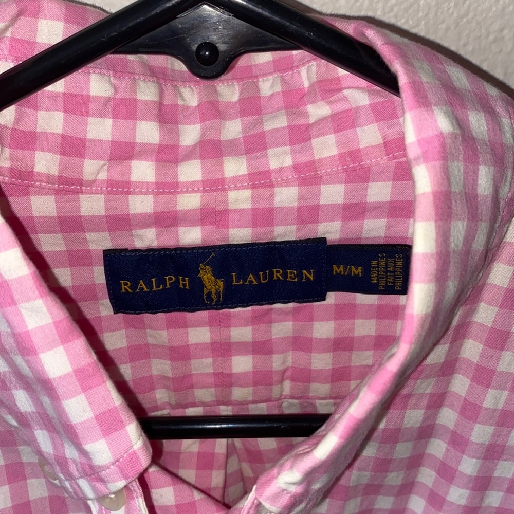 Pink Ralph Lauren Button Up - Picture 2 of 2
